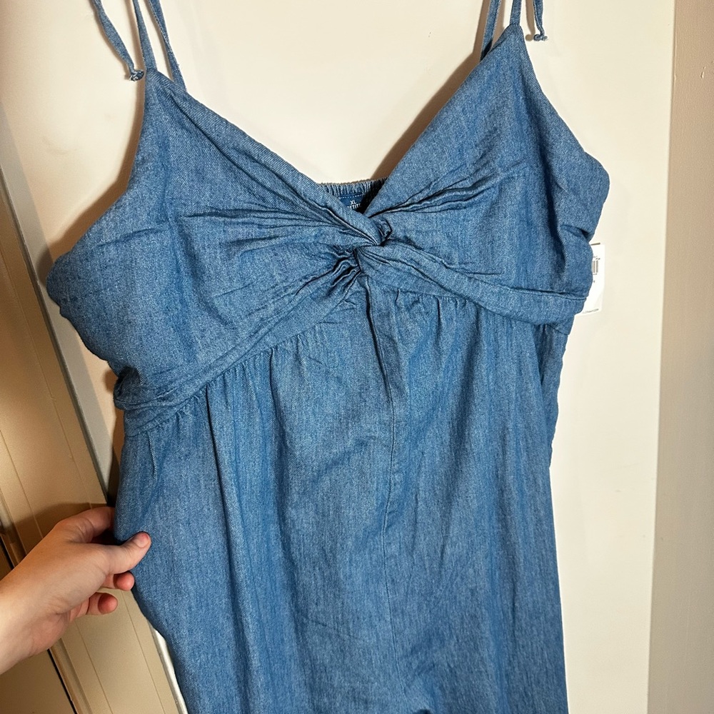 NWT chambray jumpsuit